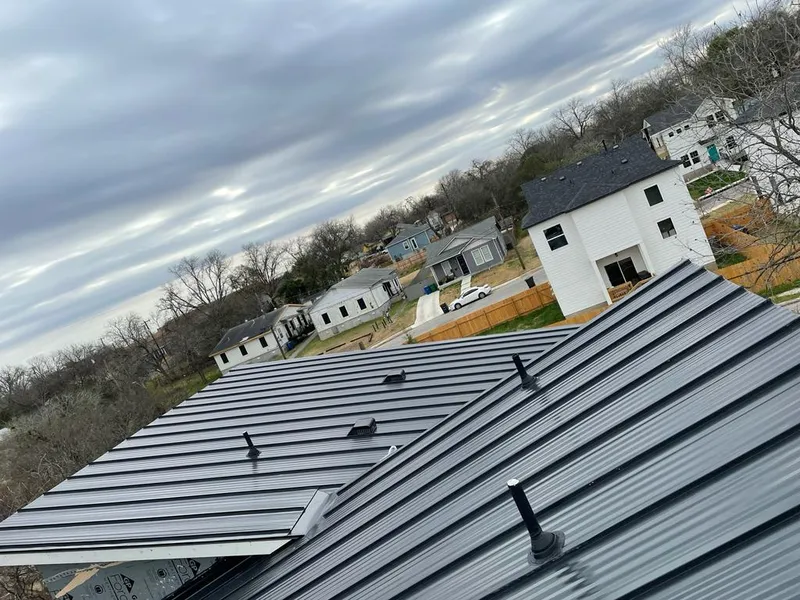 Standing seam metal roof panels with vents for Skylight Repair in West Haven